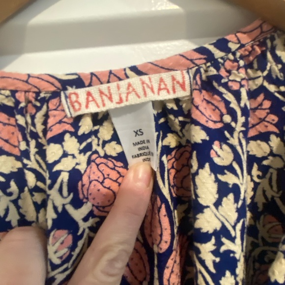 COPY - Banjanan pink floral jumpsuit size XS - Picture 2 of 5